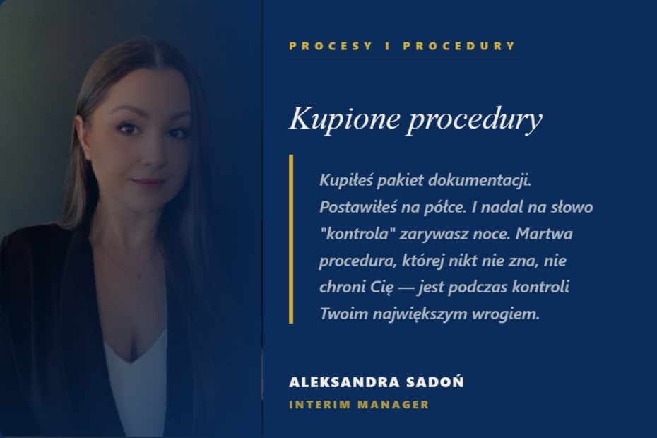 Kupione procedury